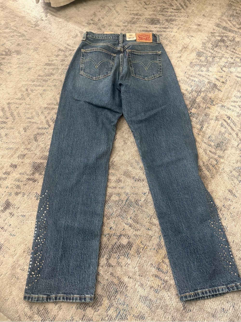 Levi's blue denim jacket with rear pockets - Picture 11 of 16